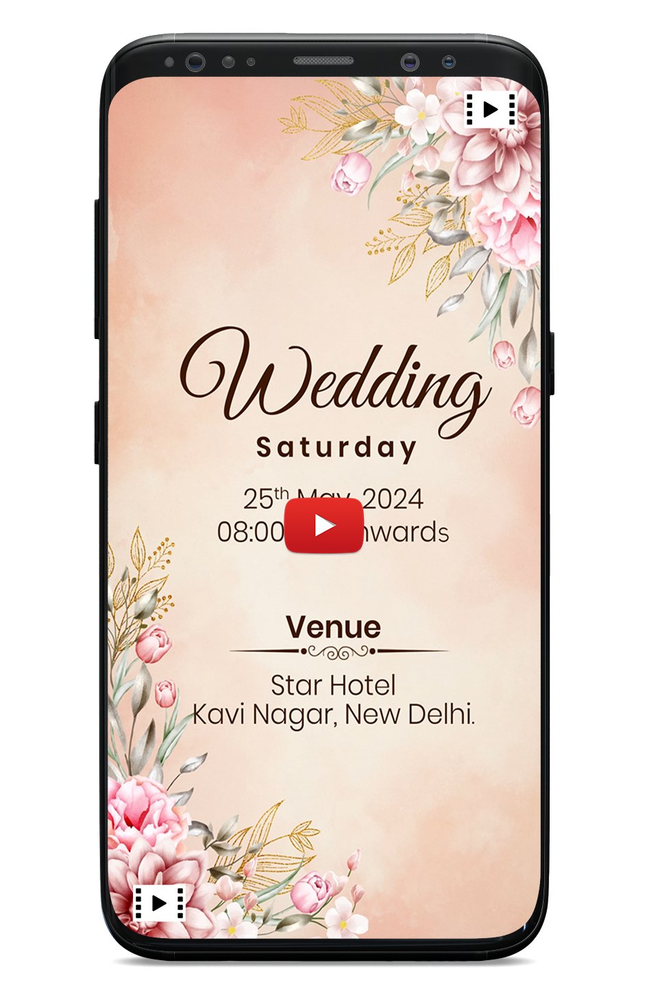 Flora Wedding Invitation -3VF02