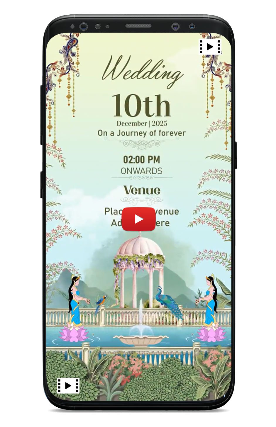 Flora Wedding Invitation_3VF03