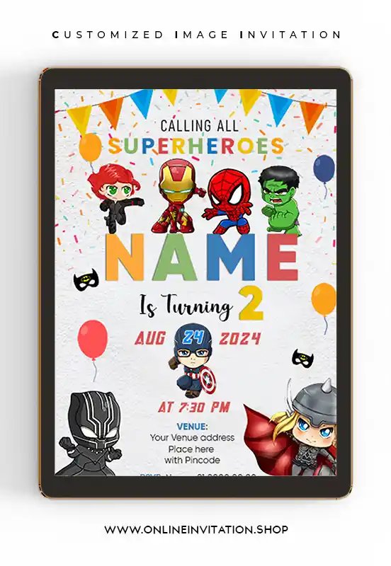 Superhero Party Invitation | Card online
