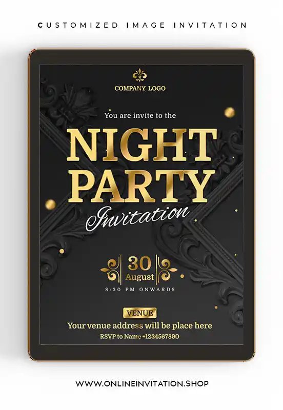 Party Invitation card | online
