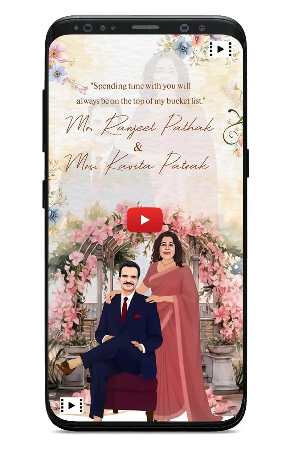 Wedding Anniversary Invitation Video