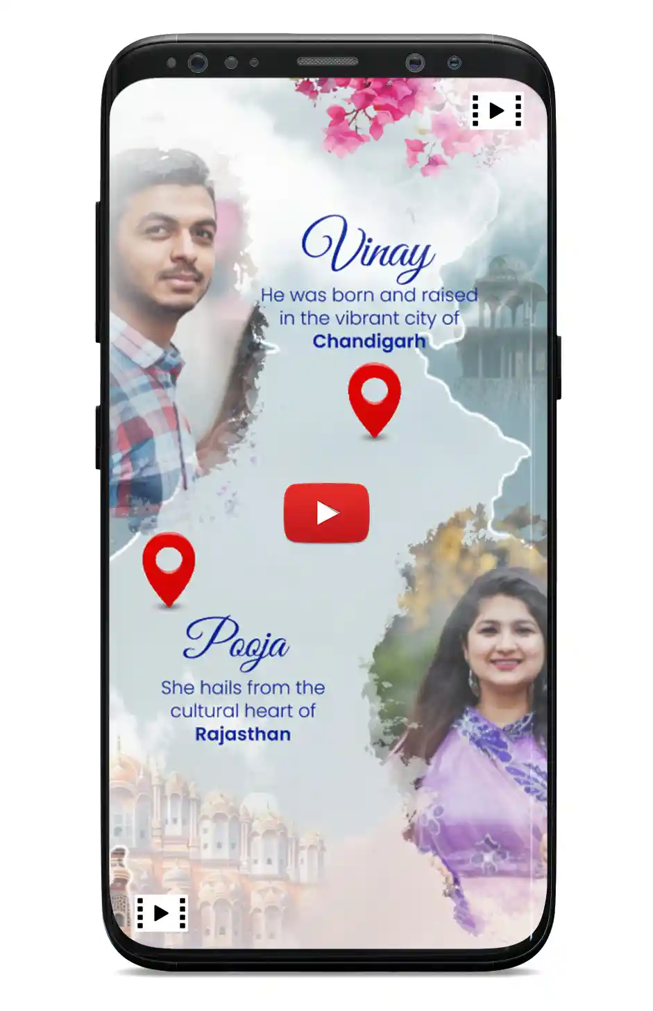 Story Wedding Invitation | Moon Light
