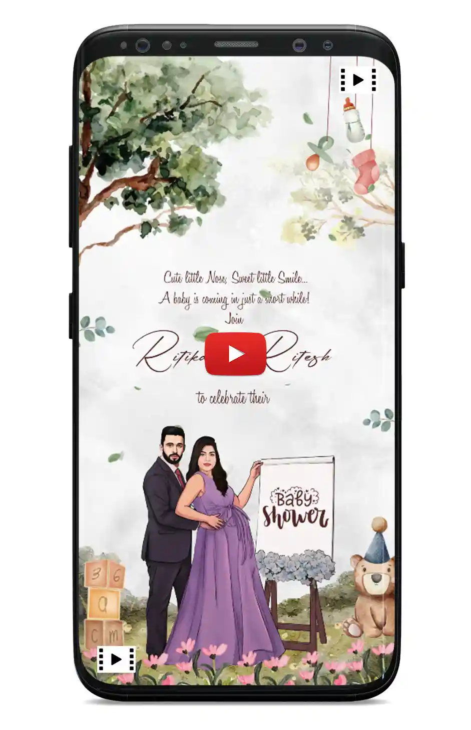 Birth Announcement Card