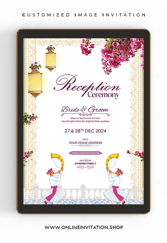 Reception Invitation Card Maker Free